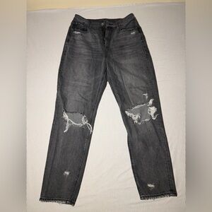 American Eagle Outfitters Women's Distressed Gray Jeans